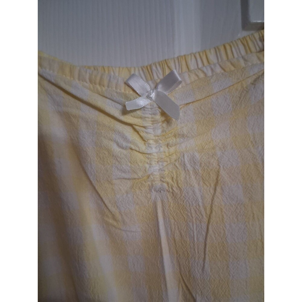 NWT Old Navy Girls Yellow Gingham Jumpsuit Size M (8) - Picture 9 of 12